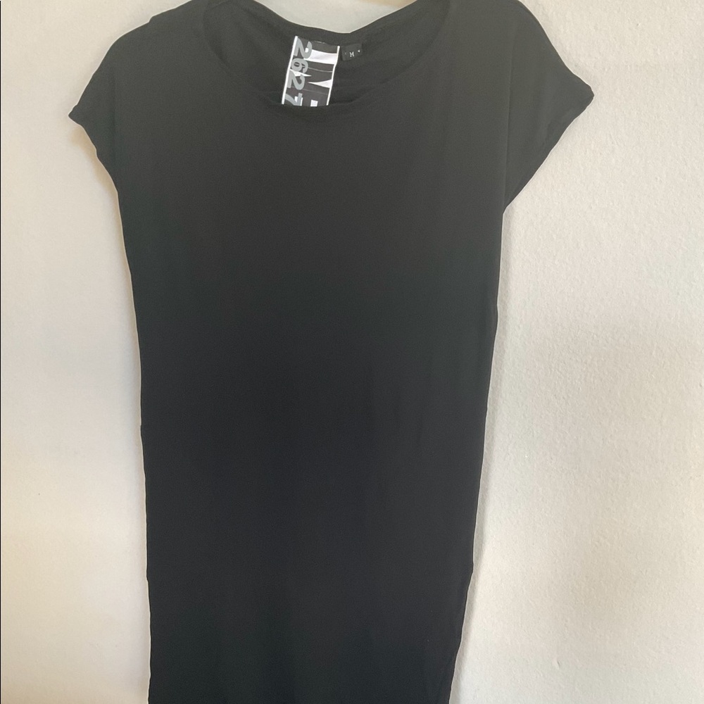 Black dress/top with cut out back, sexy and fun
